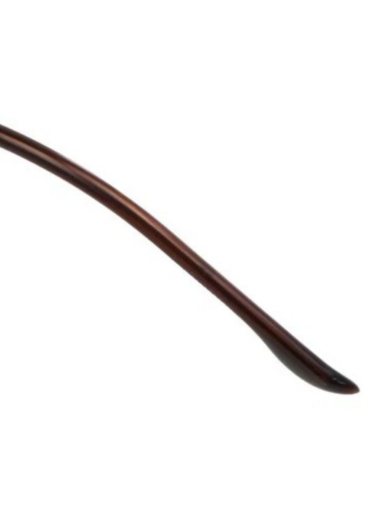CHANEL CC Logo Sunglasses Eye Wear Plastic Metal Brown Silver 4041 33RP141